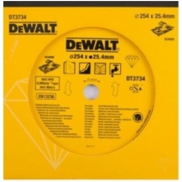DeWALT DT3734-XJ Flīzēm griešanai Asmens - akmens/