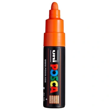 Marķieris Uni Mitsubishi Posca, vienpusējs, oranža