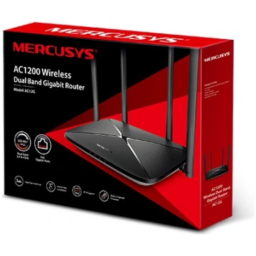 Router Mercusys AC12G AC1200 1xWAN 3xLAN-1Gb