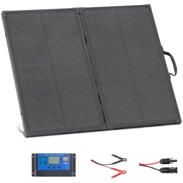 VEVOR VEVOR 100W Foldable Solar Panel with Frame, 