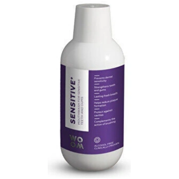 WOOM SENSITIVE+ Mutes Skalošanas Līdzeklis, 500ml