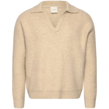 Calvin Klein - Ls Brushed Alpaca Johnny Collar - i