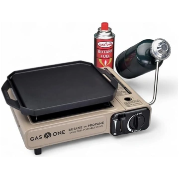 GasOne GS-3400P-KIT - Propangas- oder Butangasherd