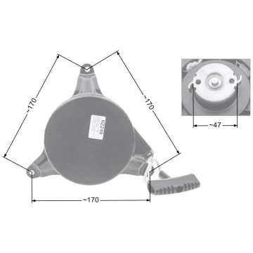 Startera motors Nac Wr65704A; Mtd Torx Thorx zāles