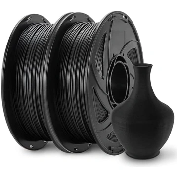 JAREES PETG filaments 1,75 mm matēts melns PETG 3D
