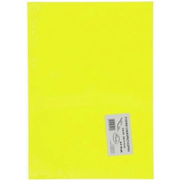 Līmējamā papīra loksnes A4/10l PROTOS Fluo dzelten