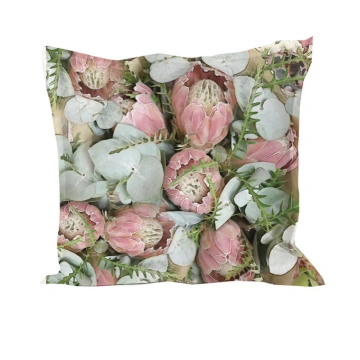 Pink Protea Pillow Cover Cathy Joubert