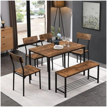 SogesHome Dining Set of 4, 5, 6, Dining Room Table