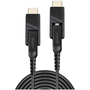 Lindy Micro-HDMI Fiber Optic Hybrid 18G Cable 40m 