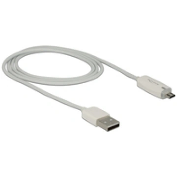 Delock Data and power cable USB 2.0-A maleMicro US