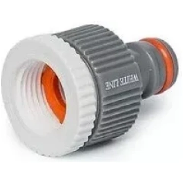 Konektors WHITE LINE ar iekšējo vītni 3/4"-1/2" F 