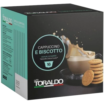 CAFFÈ TORALDO CAPPUCCINO E BISCOTTO BEVANDE SOLUBI