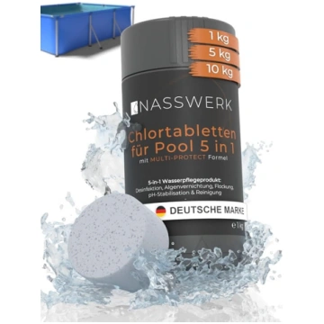 Multitabs Pool 5 in 1 (1 kg) | 200 g Pool Tabs Mul