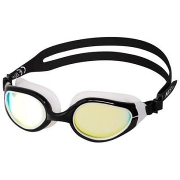 Peldēšanas brilles Nils Aqua NQG480MAF, melnas/bal