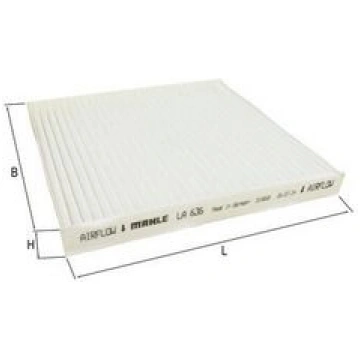 KNECHT LA636 Filtrs, Salona telpas gaiss