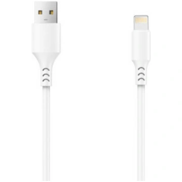 Setty cable USB - Lightning 1,0 m 2A white NEW GSM