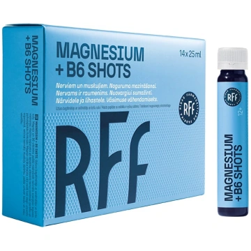 RFF Magnesium+B6 vit. Shots šķidrums 25ml N14