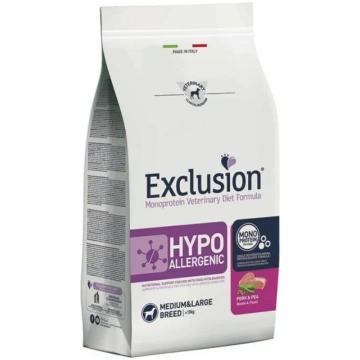 Exclusion Hypoallergenic sausā barība vidēju un li