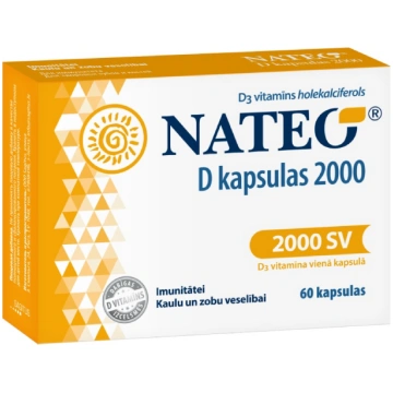 NATEO D 2000 SV kapsulas N60