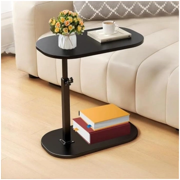 Height-adjustable C-side table, sofa, 17.7 inch de