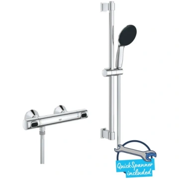 Grohe Precision Flow - Dušas komplekts ar termosta