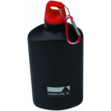 High Peak Aluminium Drinking Bottle 0.5L Oval alum