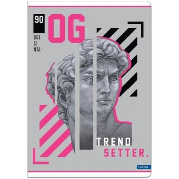 Klade A4, 52 lpp, 70 g, rūtiņu, Trend Setter Lastv