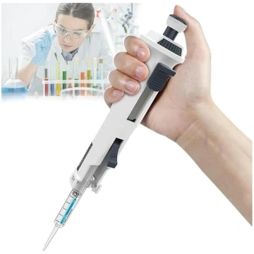 Laboratorijas mikropipete, vienkanāla pipete, ar 5