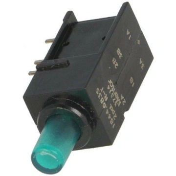 Switch: push-button; Pos: 2; DPDT; 0.5A/60VAC; 0.5