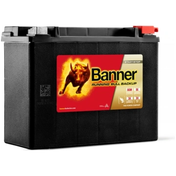 BANNER akumulators AGM 20 Ah. AUX18 12V 300A 206x9