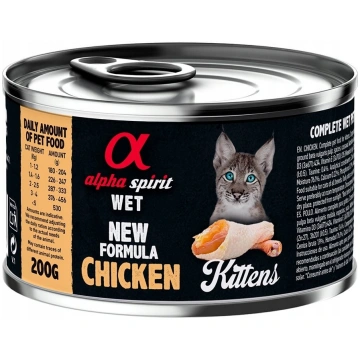 Alpha Spirit Protein z kurczakiem 200g 84365863113