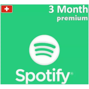 Spotify Premium dāvanu karte 3 mēnešiem (Šveice)