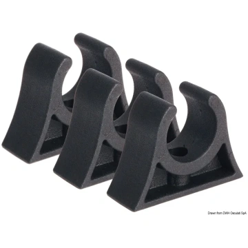 Tube clip white 28/30 mm (34.358.29) Osculati