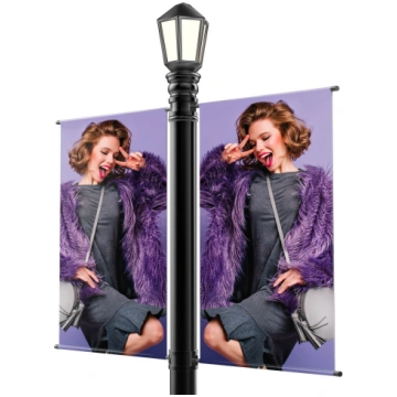 Street Banner karogs - divpusējs 2-x-73-cm 150-cm