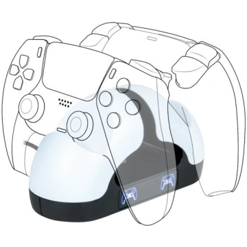 Nacon Playstation Vr2 Dual Charger For Dualsense /