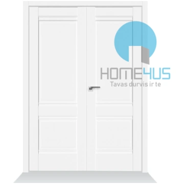 Divviru Durvis ar PVC pārklājumu Perla Due White D