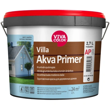 Krāsas gruntēšanai akrila Vivacolor Villa Akva Pri