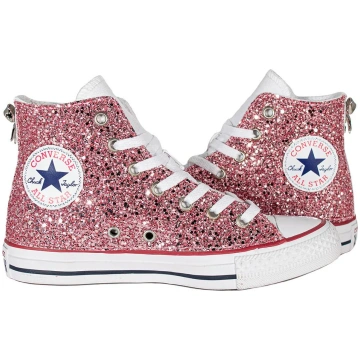 CONVERSE PERSONALIZZATE ROSA BORGOGNA