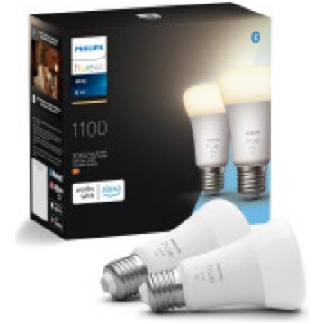 Philips Hue White E27 spuldžu komplekts (2 gab.), 
