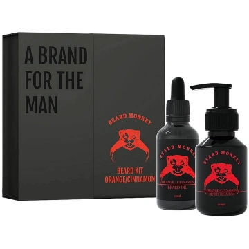 BEARD MONKEY Orange & Cinnamon komplekts