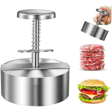 Regulējams Hamburger Patty Maker Nerūsējošā tēraud
