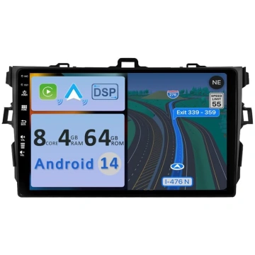 [4GB+64GB] Android 12 auto radio Toyota Corolla (2