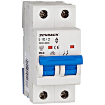 Miniature Circuit Breaker (MCB) AMPARO 6kA, B 10A,