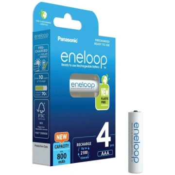Panasonic Eneloop Baterijas AAA 800mAh uzlādējamas