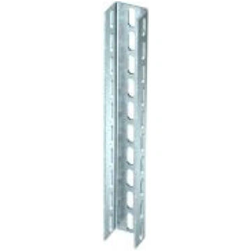 U profils 3-pusēji perforēts 70x50x1600, St, FT 63