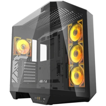 Darkflash DY470 computer case (black) + 4 fans | D