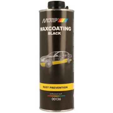 MOTIP 000136 WAXCOATING Black pārklājums uz vaska 