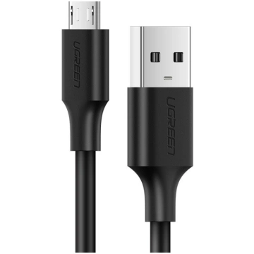 USB - micro USB kabelis 2A 1m melns UGREEN 6957303