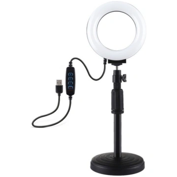 Puluz Ring LED gaisma ar regulējamu statīvu PU391