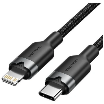 CABLE USB-C TO LIGHTNING/2M BLACK LALBH VENTION